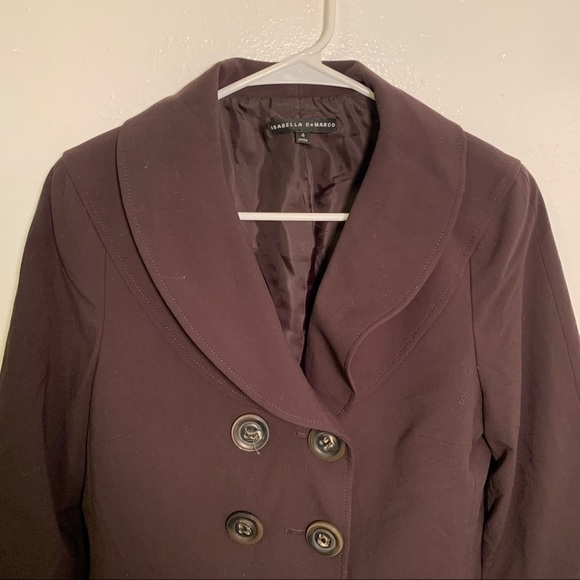 Isabella DeMarco Double Breasted Blazer Brown - Picture 2 of 7